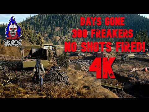 Days Gone PS5 4K 60fps Iron Butte Horde NO SHOTS FIRED