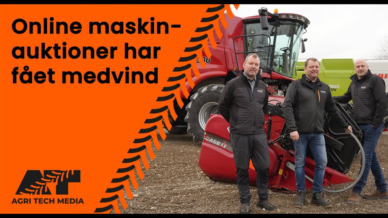 🇩🇰 Online maskin-auktion har fået medvind