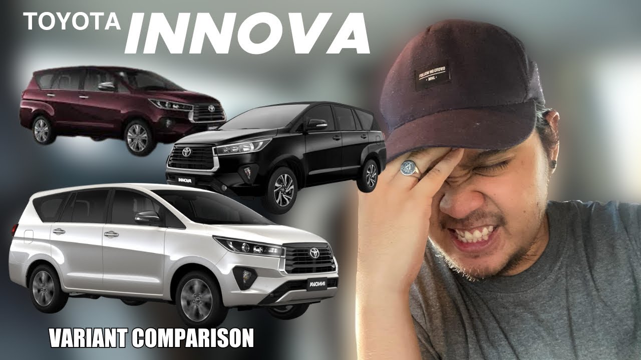 Toyota Innova J vs. XE vs. E vs. G vs. V | What's the Difference?