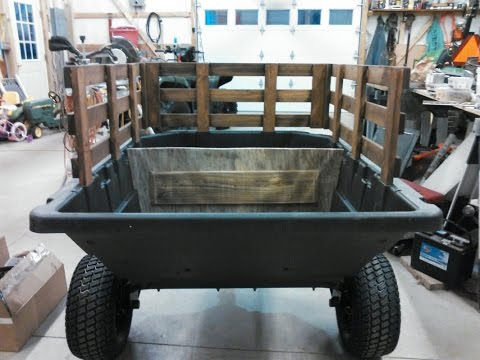 My New ATV Dump Cart / Wagon Project By Ohio Steel Industries With KVUSMC
