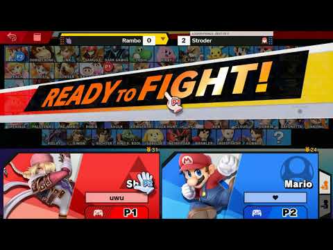 The Smash Lab 154 Losers Finals - Rambo (Pichu, Mewtwo, Sheik) vs Stroder (Lucina, Mario)