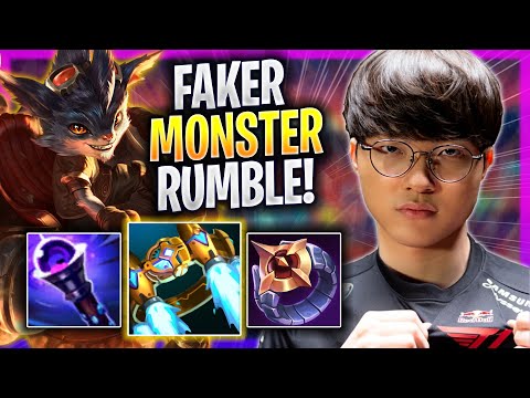 FAKER IS A MONSTER WITH RUMBLE! - T1 Faker Plays Rumble MID vs Katarina! | Season 2023