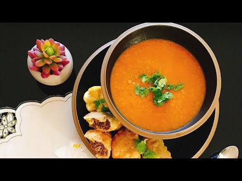How to make🇩🇿 Veggie winter soup (hrira on my way )Algerian 🇩🇿recipeحريرة