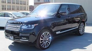 2014 Range Rover Supercharged Autobiography Start Up, Exhaust, and In Depth Review