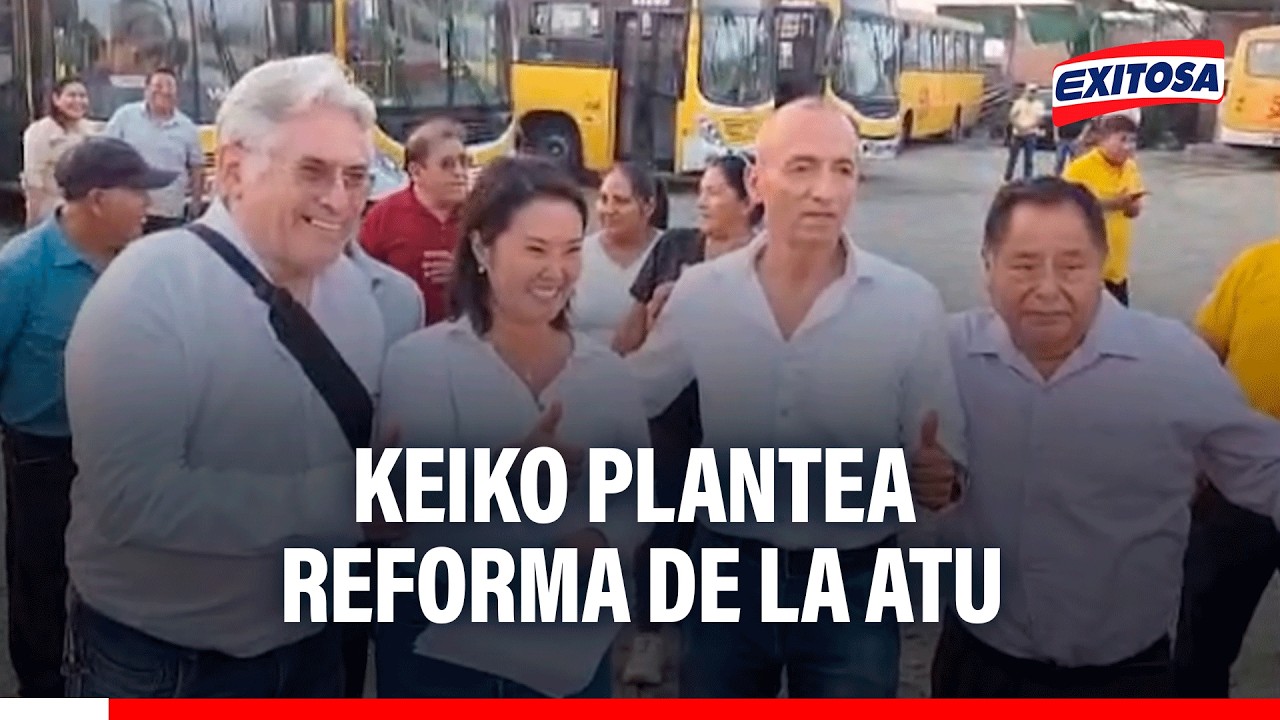 🔴🔵 Keiko Fujimori anuncia reforma de la ATU y derogatoria de ley de puntos