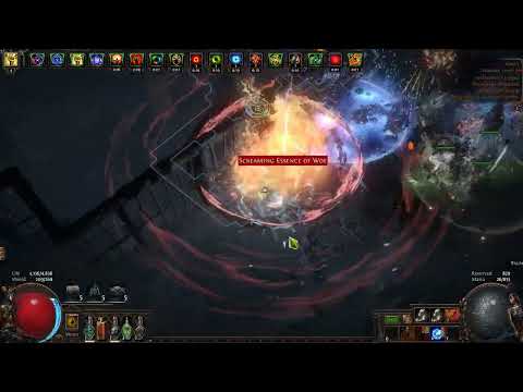 Kinetic Blast Corrupting Fever Magic Find - testing it out for the first time - Path of exile 3.17