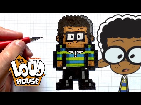 TUTO DESSIN CLYDE PIXEL ART BIENVENUE CHEZ LES LOUD