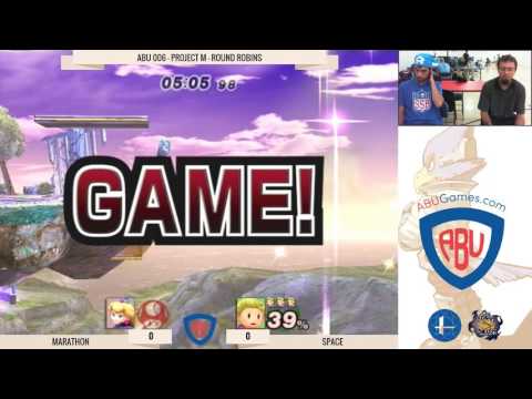ABU Monthly 006: SPACE (Lucas) Vs. Marathon (Peach, Wario) - Project M Round Robins