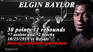Elgin Baylor - 30 points 11 rebounds - 16 points in the 4th quarter!