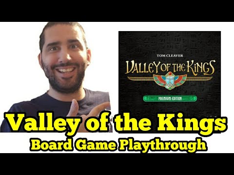 Valley of the Kings Board Game Playthrough
