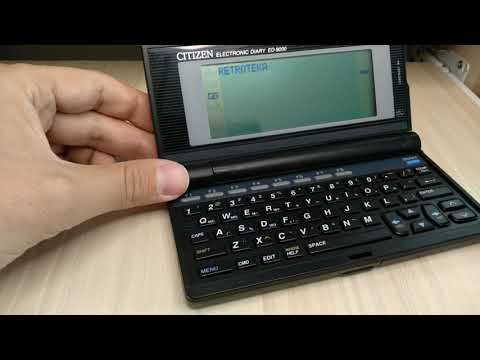 CITIZEN ED-9000 Electronic diary 128 kb