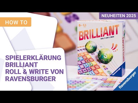 Game explanation Brilliant - Dice game Ravensburger Spiele