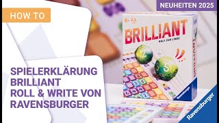 Spielerklärung Brilliant – Würfelspiel Ravensburger Spiele