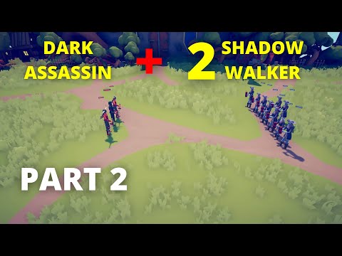 TABS | Dark Assassin + 2 Shadow Walker VS Every Unit 2/2 (Same Price)