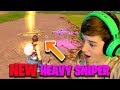 *NEW* Heavy Sniper gameplay in Fortnite Battle Royale Playgrounds!