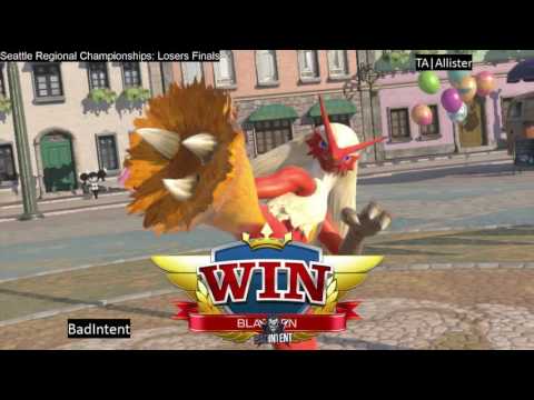 BadIntent (Blaziken) vs TA|Allister (Suicune) - 2016 Seattle Pokken Regionals Losers Finals