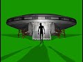 Alien Spaceship Green Screen 1080P HD