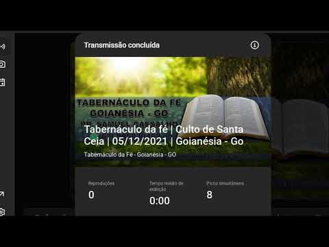 |Igreja Tabernaculo da Fé de Ceres - Goiás 20-02-26|