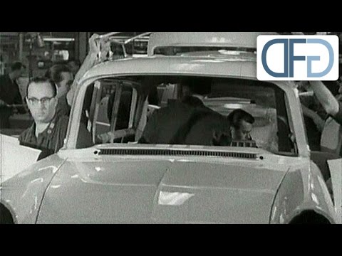Opel plant in Rüsselsheim, 1958 - A historical TV report (4/5)