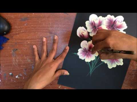 One Stroke Painting- Quick and Easy Bunch of Rose