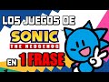 Los Juegos De Sonic En 1 Frase parte 1