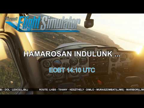Roman Holiday - VFR flight from Budapest to Rome |  leg 1 | Microsoft Flight Simulator 2020