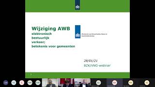 Webinar Wet modernisering elektronisch bestuurlijk verkeer 28-1-2021