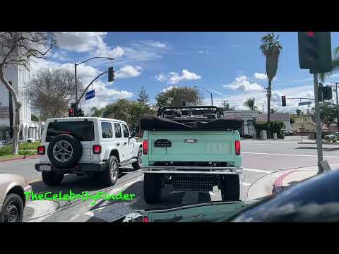 EXCLUSIVE _ben affleck driving around listining to bob marley before he goes to church in hollywood