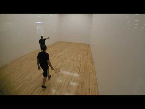 Racquetball Awesome No look shots