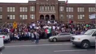 Sunset High School Pro Immigrants Demonstration 2/17/2017