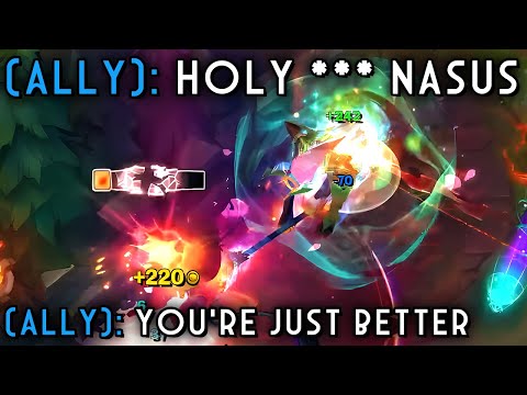 Max W Nasus Is So Tilting They Gave Up Their Base To Chase Me!