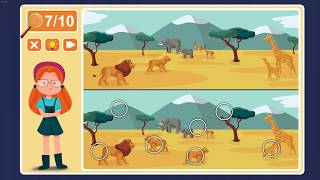 Viki Spotter: Zoo, Level 23 Walkthrough, 1080p/60FPS.