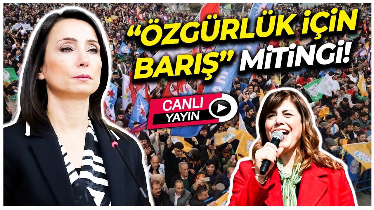 DEM Partiden ‘Özgürlük ve Barış’ mitingi