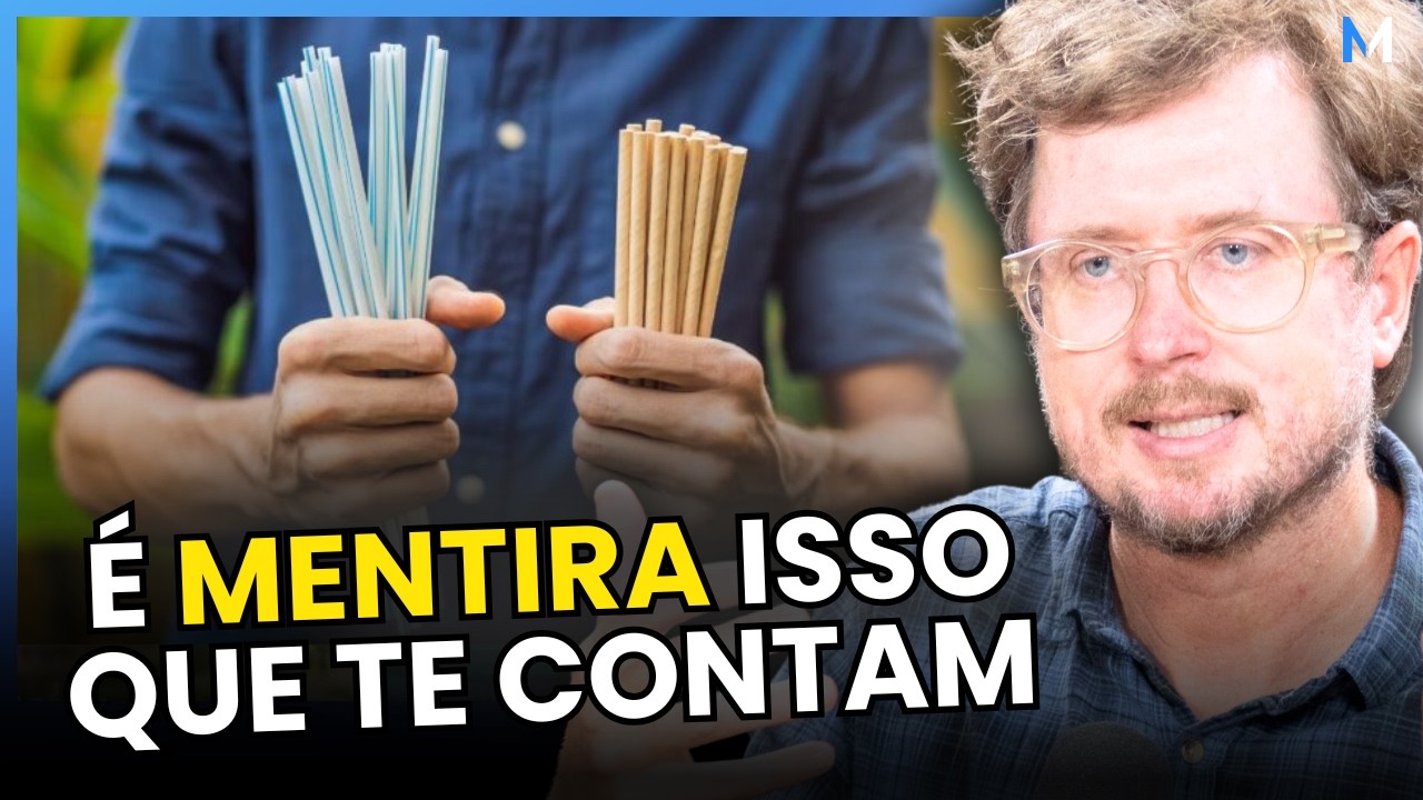O MITO AMBIENTAL DO PLÁSTICO VS PAPEL (CANUDO, SACOLA E "ILHA DE LIXO)