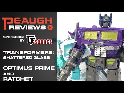 Video Review: Transformers Shattered Glass - OPTIMUS PRIME and RATCHET