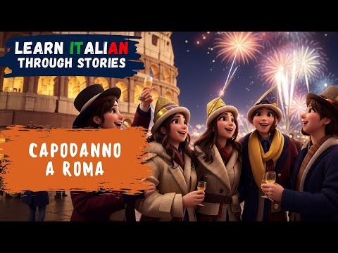 Learn Italian Through Stories | Capodanno a Roma 🏛️ | Beginner Level ⭐