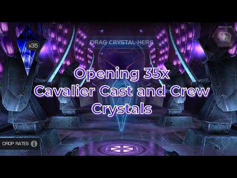 Opening 35x Cavalier Cast and Crew Crystals...MCOC