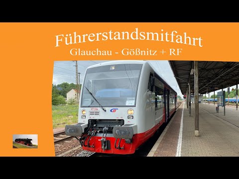 Führerstandmitfahrt von Glauchau nach Gößnitz + Rangierfahrt