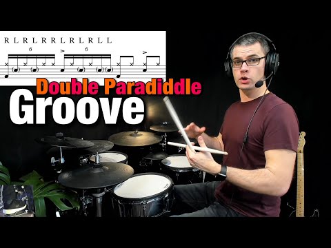 Double Paradiddle Drum Groove | Rudiment Application Drum Lesson by Dex Star