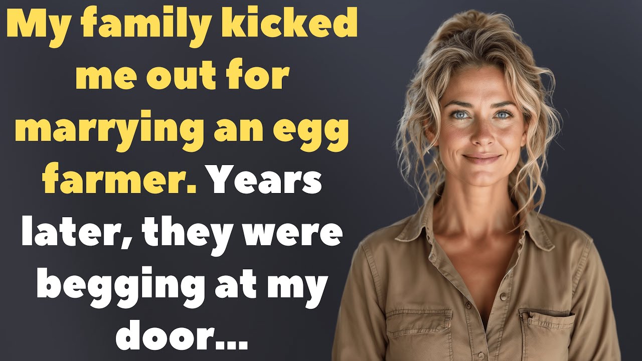 MY FAMILY KICKED ME OUT FOR MARRYING AN EGG FARMER. YEARS LATER, THEY WERE BEGGING AT MY DOOR..