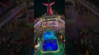Carnival Paradise Lido At Night