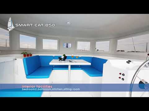 Sailing Yacht  Smart Cat850 동영상