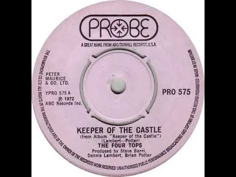 UK New Entry 1972 (220) The Four Tops - Keeper Of The Castle