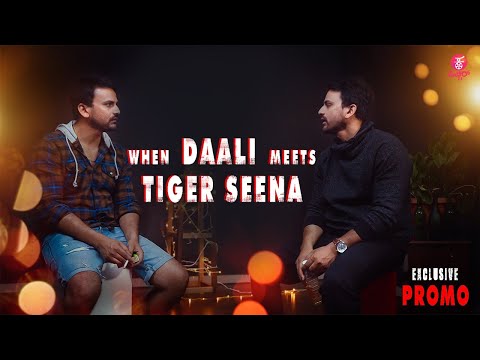 When Daali Meets Tiger Seena #Daali #Dhananjaya #PopcornMonkeyTiger