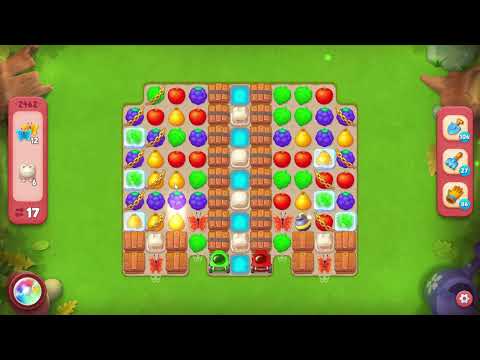 Gardenscapes 2462 Hard Level - 18 moves - NO BooSTERS