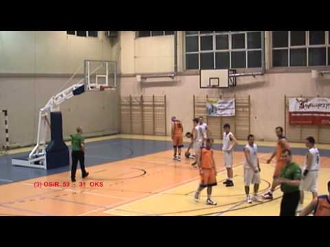 OZKosz Cz-wa  Liga Okręgowa  2011/2012  II runda  16.01.12  OSiR Kłobuck - OKS Olesno 3 kwarta