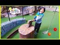Ryan S First Time Playing Putt Putt Mini Golf With Mommy And Daddy