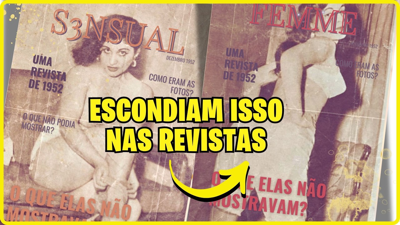💋As Revistas Para Homens da Década de 50