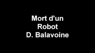 [Karaoké] - Daniel Balavoine - Mort d'un robot