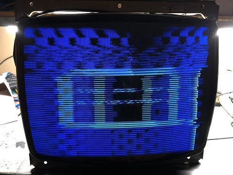 25" K7000 Arcade Monitor Chassis Repair - Scramble Image - Bad Rework?